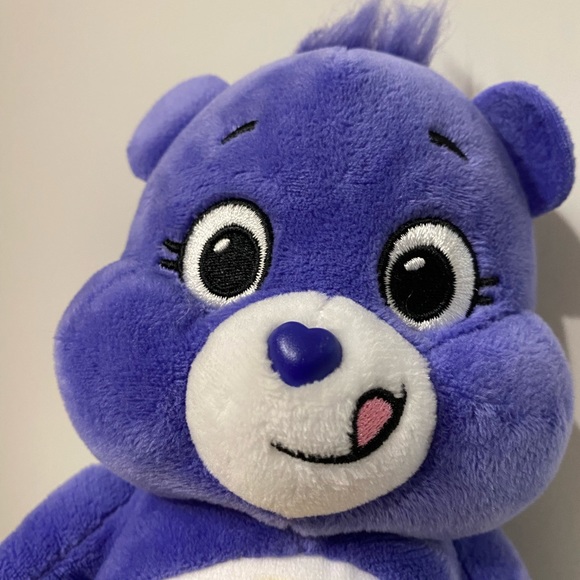 Care Bears Plush Harmony Bear Unlock The Magic Basic Fun Purple Stuffed Animal - Picture 7 of 11